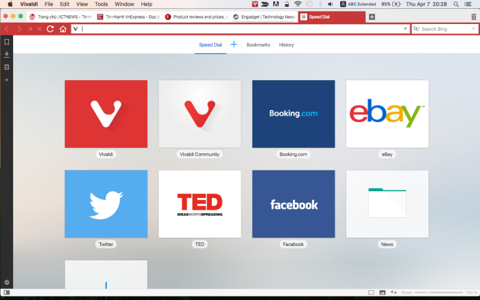 Vivaldi: trình duyệt web chỉ dành cho “dân pro“ ảnh 2 Vivaldi: trình duyệt web chỉ dành cho “dân pro“ ảnh 2
