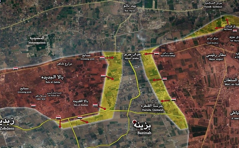 Lữ đoàn 102 Vệ binh Cộng hòa khép vòng vây ở Đông Ghouta