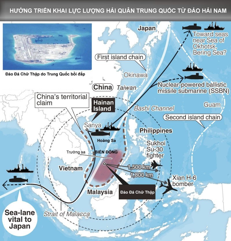 Mỹ “bóp chết” Trung Quốc với liên hoàn trận tên lửa (II) ảnh 2 Mỹ “bóp chết” Trung Quốc với liên hoàn trận tên lửa (II) ảnh 2