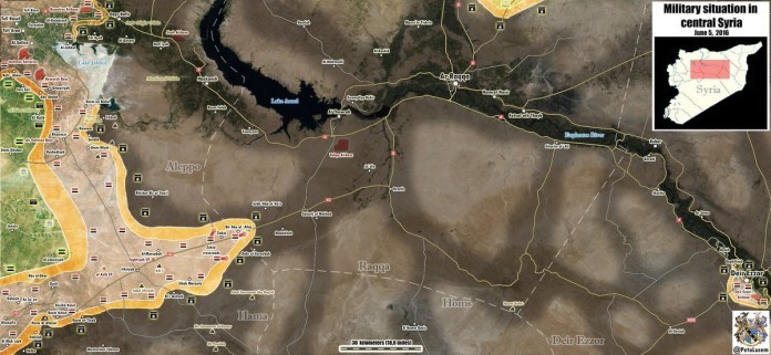 Quân đội Syria đánh chiếm thêm một điểm chốt trên quốc lộ Salamiyah-Raqqa