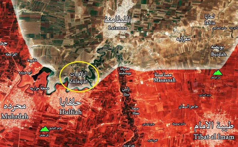 Ngôi làng Zalaqiyat quân đội Syria giải phóng ngày 06.05.2017