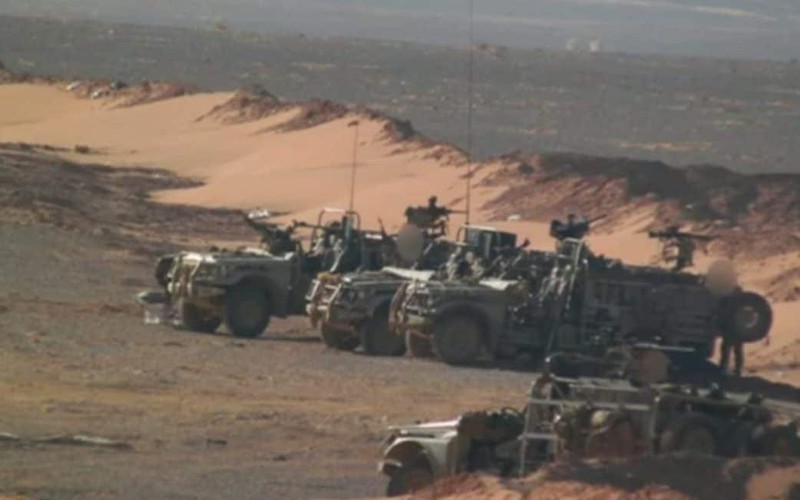 Một nhóm binh sĩ Mỹ - Anh trên chiến trường Syria