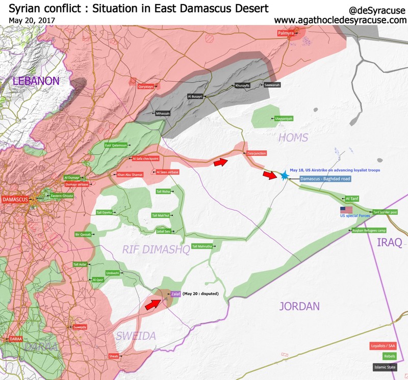 Quân đội Syria tiến về biên giới Iraq, không ngán đặc nhiệm Mỹ ảnh 1 Quân đội Syria tiến về biên giới Iraq, không ngán đặc nhiệm Mỹ ảnh 1
