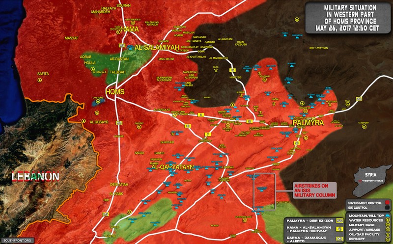 Không quân Nga-Syria huỷ diệt đoàn xe 35 chiếc của IS về sào huyệt Raqqa ảnh 1 Không quân Nga-Syria huỷ diệt đoàn xe 35 chiếc của IS về sào huyệt Raqqa ảnh 1