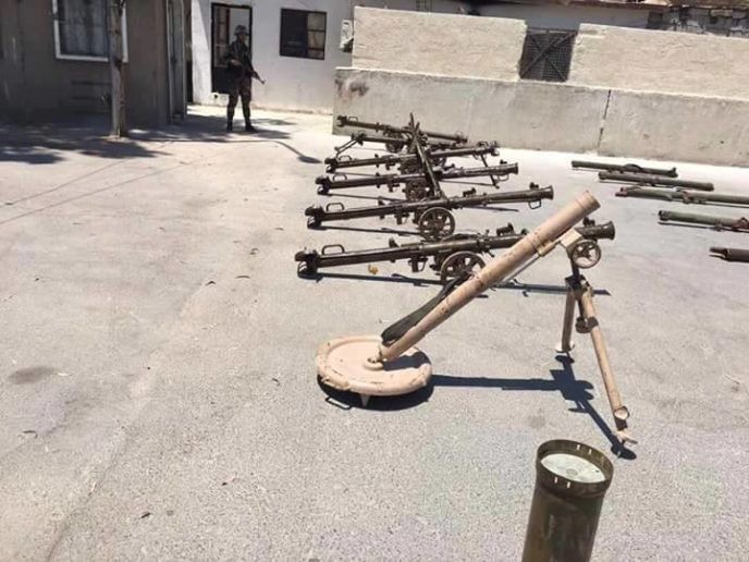 Quân đội Syria phục kích, bắt gọn lượng lớn vũ khí phiến quân tại Damascus ảnh 1 Quân đội Syria phục kích, bắt gọn lượng lớn vũ khí phiến quân tại Damascus ảnh 1