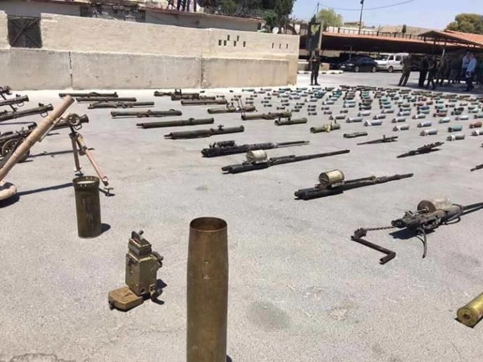Quân đội Syria phục kích, bắt gọn lượng lớn vũ khí phiến quân tại Damascus ảnh 2 Quân đội Syria phục kích, bắt gọn lượng lớn vũ khí phiến quân tại Damascus ảnh 2