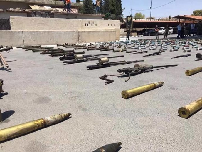 Quân đội Syria phục kích, bắt gọn lượng lớn vũ khí phiến quân tại Damascus ảnh 3 Quân đội Syria phục kích, bắt gọn lượng lớn vũ khí phiến quân tại Damascus ảnh 3