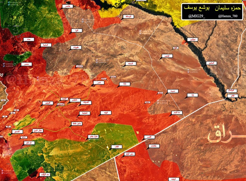 Nga càn quét hỏa lực, quân đội Syria tấn công căn cứ IS tại Homs (video) ảnh 1 Nga càn quét hỏa lực, quân đội Syria tấn công căn cứ IS tại Homs (video) ảnh 1