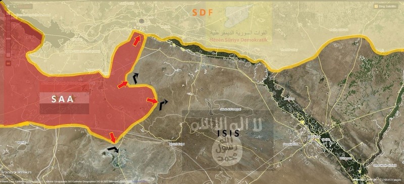 Quân “Hổ Syria” thần tốc tung đòn đánh chiếm 2 thị trấn gần sông Euphrates ảnh 1 Quân “Hổ Syria” thần tốc tung đòn đánh chiếm 2 thị trấn gần sông Euphrates ảnh 1