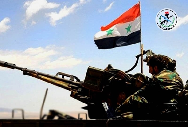 Binh sĩ quân đội Syria trên đường tiến công về ngoài ô Deir Ezzor - ảnh minh họa Masdar News