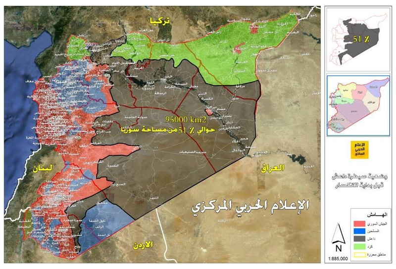 Nga càn quét, quân đội Syria đánh bật IS, phá hủy chiến lược Mỹ ảnh 2 Nga càn quét, quân đội Syria đánh bật IS, phá hủy chiến lược Mỹ ảnh 2