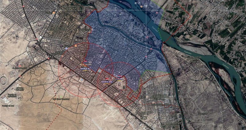 Những khu phố quân đội Syria vừa giải phóng - ảnh Muraselon