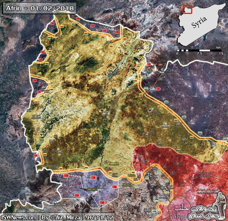 Thổ Nhĩ Kỳ ồ ạt đánh chiếm Afrin, người Kurd Syria trước lựa chọn sinh tử ảnh 1 Thổ Nhĩ Kỳ ồ ạt đánh chiếm Afrin, người Kurd Syria trước lựa chọn sinh tử ảnh 1