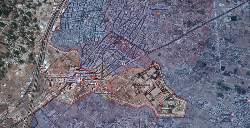 Quân Syria đánh thốc vào tử địa Đông Ghouta, diệt thủ lĩnh phiến quân ảnh 2 Quân Syria đánh thốc vào tử địa Đông Ghouta, diệt thủ lĩnh phiến quân ảnh 2