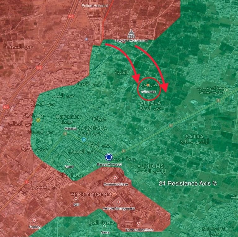“Sư đoàn thép” Syria ác chiến đoạt địa bàn trọng yếu ở Đông Ghouta ảnh 1 “Sư đoàn thép” Syria ác chiến đoạt địa bàn trọng yếu ở Đông Ghouta ảnh 1