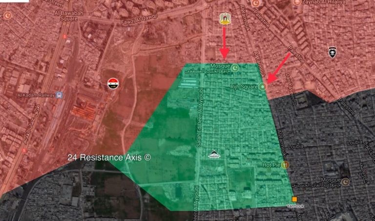 Cuộc tiến công của lực lượng Palestine vào quân Trại ti nam Yarmouk