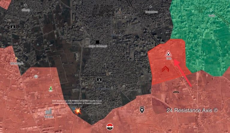 Quân đội Syria giáng đòn chí mạng vào IS tử thủ ven Damascus ảnh 1 Quân đội Syria giáng đòn chí mạng vào IS tử thủ ven Damascus ảnh 1