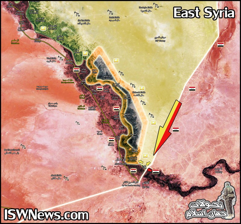 Quân đội Syria, SDF vây khốn IS trên bờ đông Euphrates ảnh 1 Quân đội Syria, SDF vây khốn IS trên bờ đông Euphrates ảnh 1