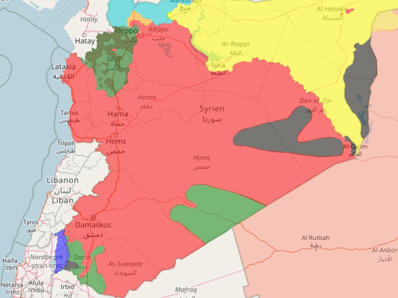 Bản đồ toàn cảnh chiến trường Syria tính đến ngày 12.06.2018 theo South Front Bản đồ toàn cảnh chiến trường Syria tính đến ngày 12.06.2018 theo South Front