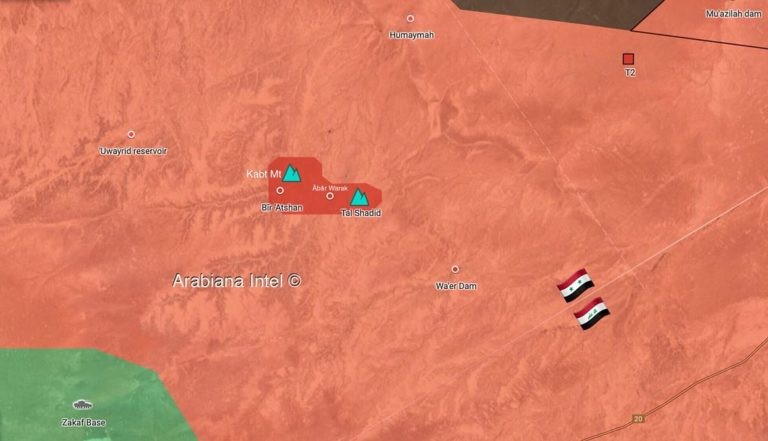 Những địa bàn vừa giải phóng phía tây sa mạc Deir Ezzor. Ảnh South Front Những địa bàn vừa giải phóng phía tây sa mạc Deir Ezzor. Ảnh South Front