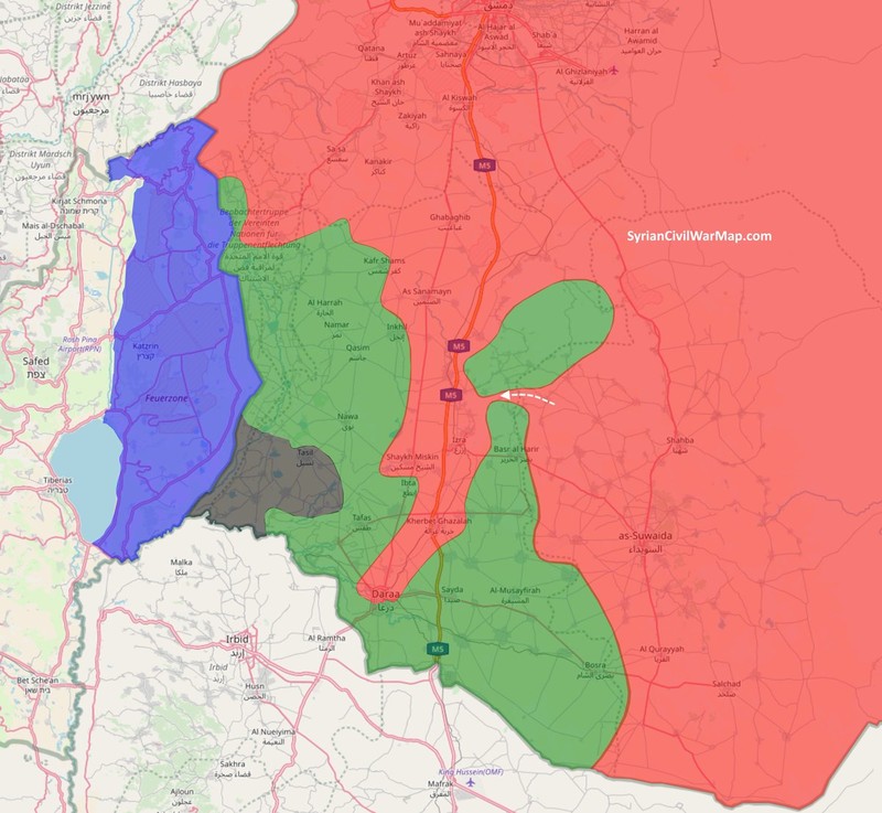Một nhóm “nổi dậy ôn hòa”  lớn đầu hàng quân đội Syria ở Daraa ảnh 1 Một nhóm “nổi dậy ôn hòa”  lớn đầu hàng quân đội Syria ở Daraa ảnh 1