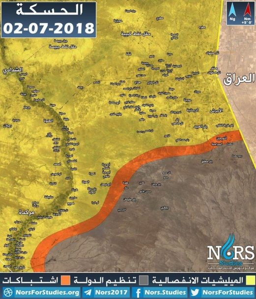 Lực lượng dân chủ Syria SDF tiến công trên vùng sa mạc phía đông Hasakah. Ảnh South Front Lực lượng dân chủ Syria SDF tiến công trên vùng sa mạc phía đông Hasakah. Ảnh South Front