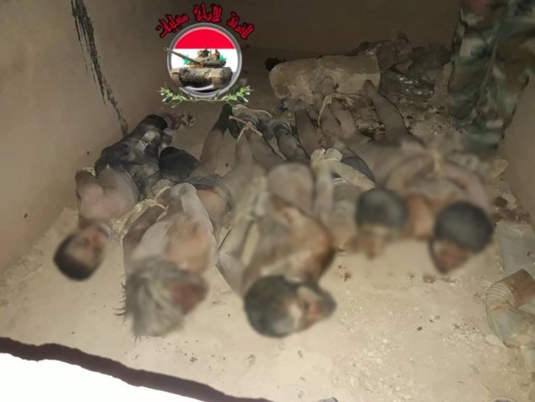 5 tay súng khủng bố IS bị quân đội Syria bắt giữ ở Safa. Sweida. Ảnh South Front