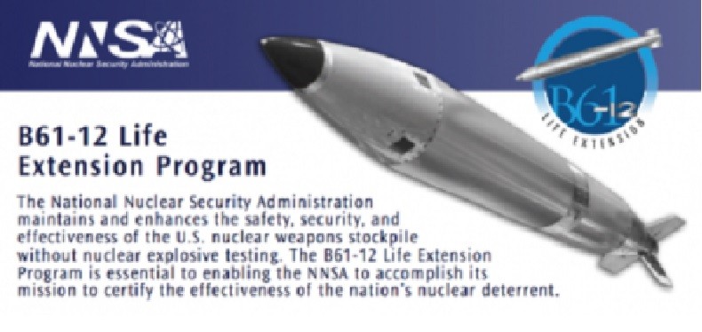Bom hạt nhân chiến thuật B61. Ảnh South Front Bom hạt nhân chiến thuật B61. Ảnh South Front