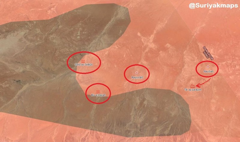 Quân đội Syria giành lại các địa bàn bị IS đánh chiếm. Ảnh minh họa South Front Quân đội Syria giành lại các địa bàn bị IS đánh chiếm. Ảnh minh họa South Front