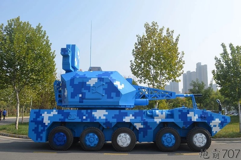 Pháo hạm tự động tốc độ cao Trung Quốc76 mm. Ảnh: Russian Gazeta.