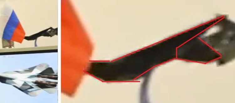 Mô hình máy bay tiêm kích thế hệ 6 siêu bí mật của Nga ở tập đoàn Sukhoi. Ảnh Defence-Blog Mô hình máy bay tiêm kích thế hệ 6 siêu bí mật của Nga ở tập đoàn Sukhoi. Ảnh Defence-Blog