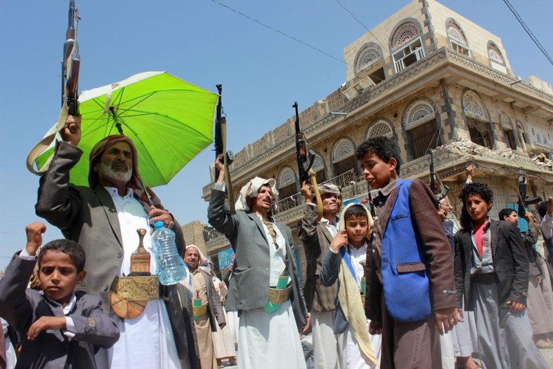 Chiến binh du kích phong trào Houthi ở Yemen. Ảnh minh họa: South Front.