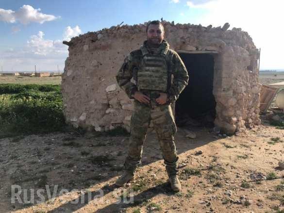 Lực lượng sư đoàn cơ giới số 1 cùng Hezbollah và NDF truy quét khủng bố trên sa mạc phía đông Syria. Ảnh: Rusvesna