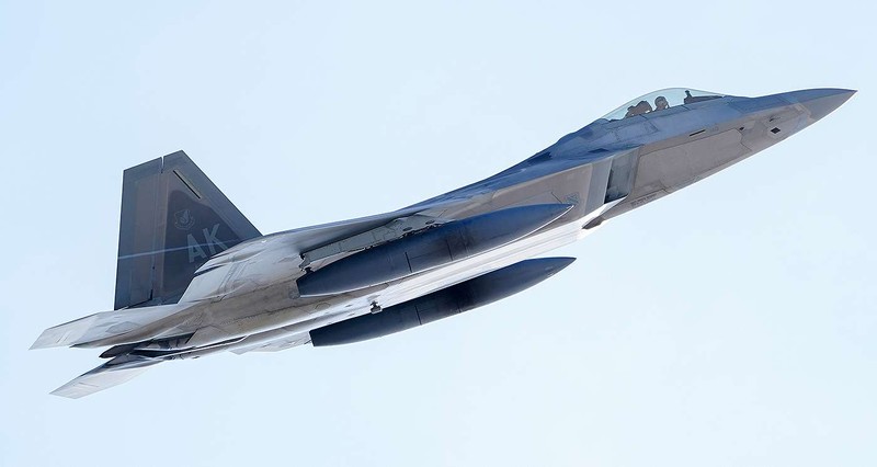 Một số hình ảnh cuộc diễn tập quy mô lớn của không đoàn 3 tiêm kích tàng hình F-22 Raptor. Ảnh The Drive Một số hình ảnh cuộc diễn tập quy mô lớn của không đoàn 3 tiêm kích tàng hình F-22 Raptor. Ảnh The Drive