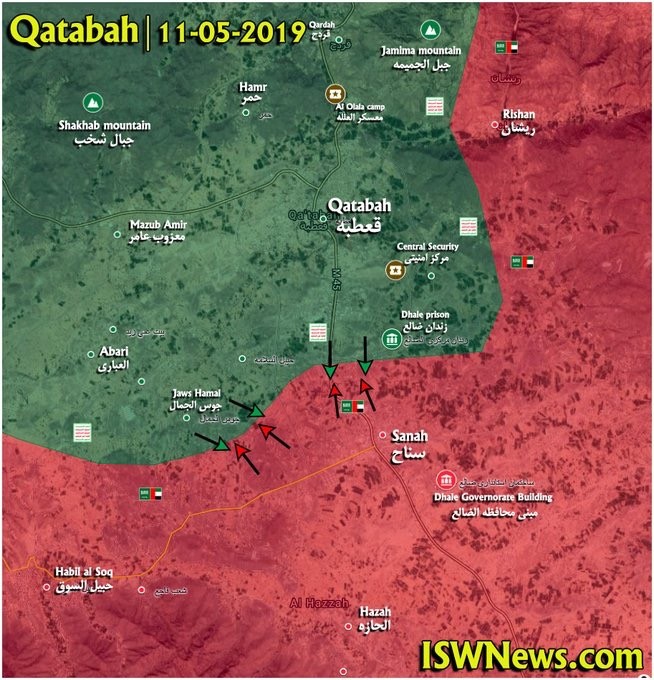 Lực lượng Houthi đánh chiếm thị trấn Qatbah, thủ phủ tỉnh Dhale. Ảnh minh họa Masdar News