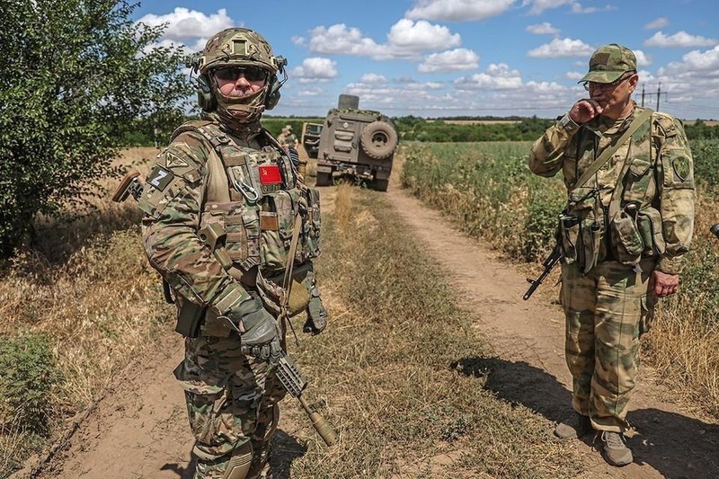 Quân đội Nga trên chiến trường Donetsk. Ảnh South Front