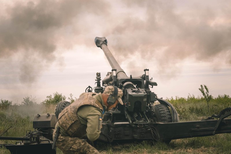 Pháo xe kéo 155 mm FH70 của Ý, đã chuyển giao cho Ukraine. Ảnh mil.in.ua. Pháo xe kéo 155 mm FH70 của Ý, đã chuyển giao cho Ukraine. Ảnh mil.in.ua.