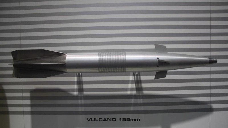 Đạn pháo 155 mm dưới cỡ Vulcano. Ảnh: Leonardo Đạn pháo 155 mm dưới cỡ Vulcano. Ảnh: Leonardo
