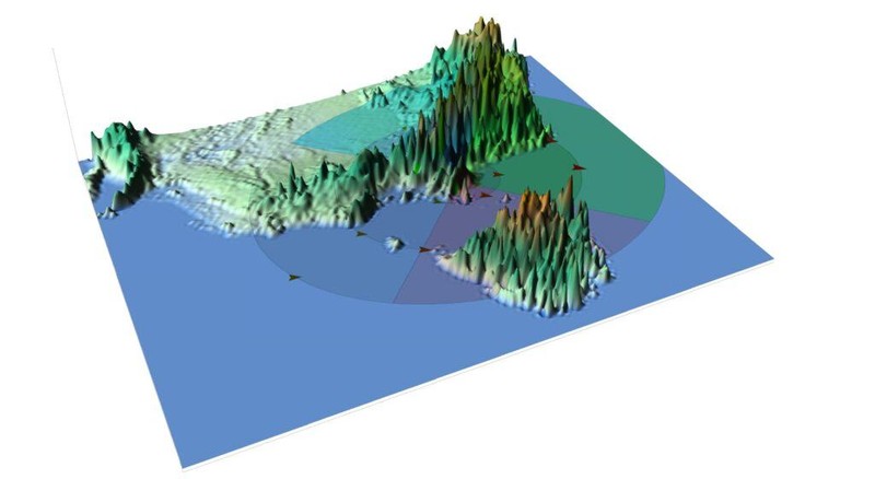 Hệ thống phân tích Emnotion lập bản đồ cảnh quan Úc. Bằng cách lập bản đồ các điều kiện vi khí hậu trên toàn thế giới, phương pháp mới có thể xác định các hiện tượng thời tiết khắc nghiệt. Ảnh Courtesy Hệ thống phân tích Emnotion lập bản đồ cảnh quan Úc. Bằng cách lập bản đồ các điều kiện vi khí hậu trên toàn thế giới, phương pháp mới có thể xác định các hiện tượng thời tiết khắc nghiệt. Ảnh Courtesy