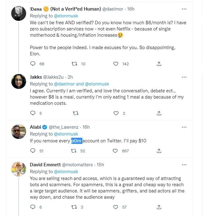 Những phản ứng dữ dội của người dùng sau những tweets của Elon Musk. Những phản ứng dữ dội của người dùng sau những tweets của Elon Musk.