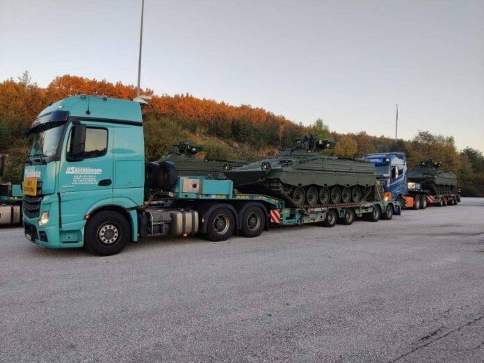 Xe thiết giáp Marder IFV của Đức ở Hy Lạp. Ảnh: Ptisidiastima Xe thiết giáp Marder IFV của Đức ở Hy Lạp. Ảnh: Ptisidiastima