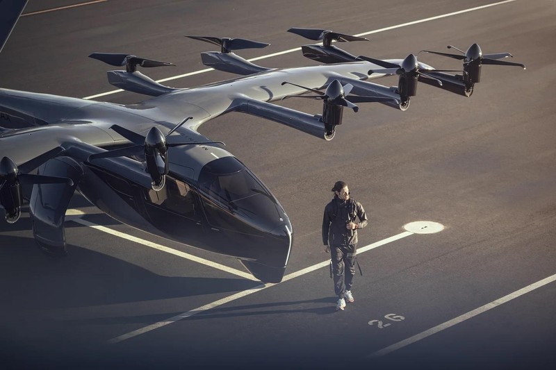 Máy bay eVTOL Midnight của công ty khởi nghiệp Archer. Ảnh Video Archer.