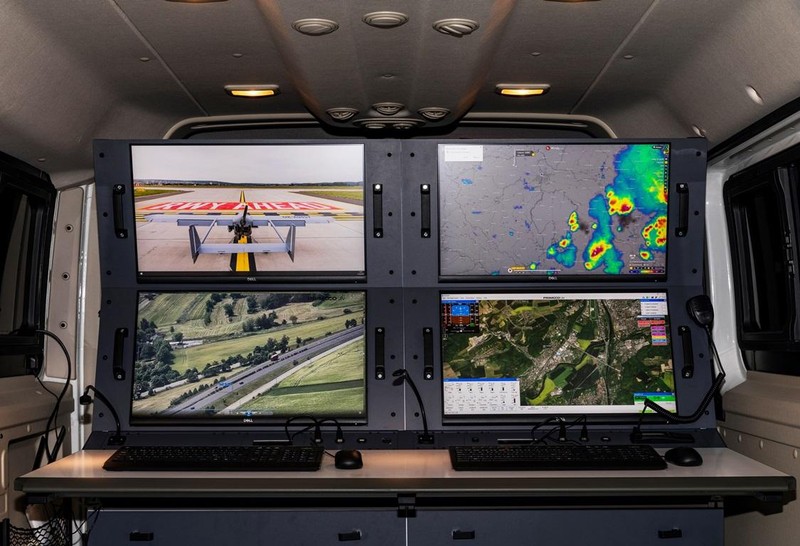 Ảnh từ camera bay của UAV Primoco One 150. Ảnh: Primoco UAV Ảnh từ camera bay của UAV Primoco One 150. Ảnh: Primoco UAV