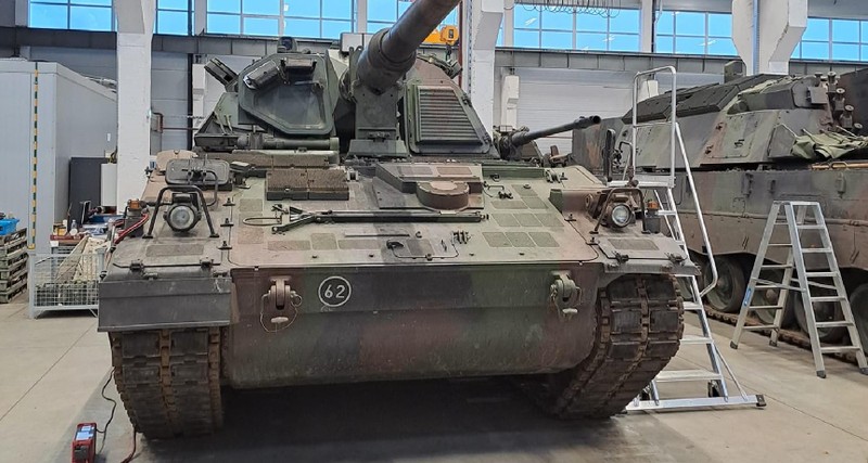 Litva sửa chữa, chuyển giao cho Ukraine 2 pháo tự hành 155mm Panzerhaubitze 2000 ảnh 2 Litva sửa chữa, chuyển giao cho Ukraine 2 pháo tự hành 155mm Panzerhaubitze 2000 ảnh 2
