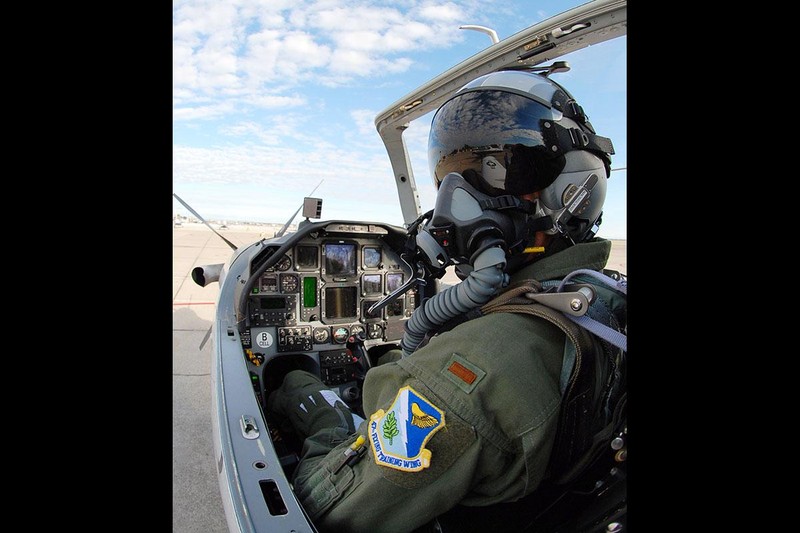 Máy bay huấn luyện T-6A Texan II cho chương trình bay sơ cấp cơ bản của không quân Mỹ. Ảnh Military.com