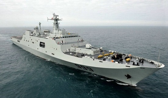Tàu đổ bộ cỡ lớn Tỉnh Cương Sơn số hiệu 999 Type 071, Hạm đội Nam Hải, Hải quân Trung Quốc.