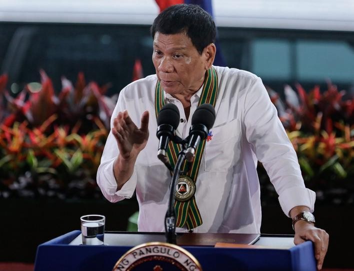 Tổng thống Philippines Rodrigo Duterte. Ảnh: ABC News