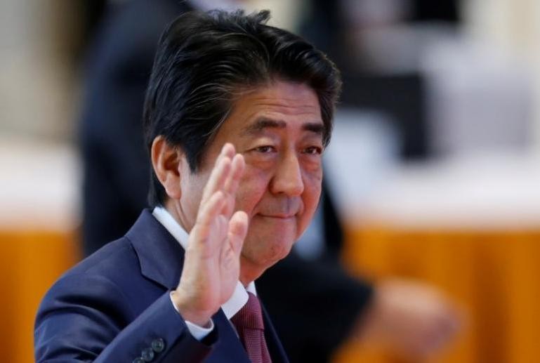 Thủ tướng Nhật Bản Shinzo Abe. Ảnh: Reuters