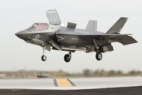 Máy bay chiến đấu F-35B do Mỹ chế tạo (ảnh tư liệu)