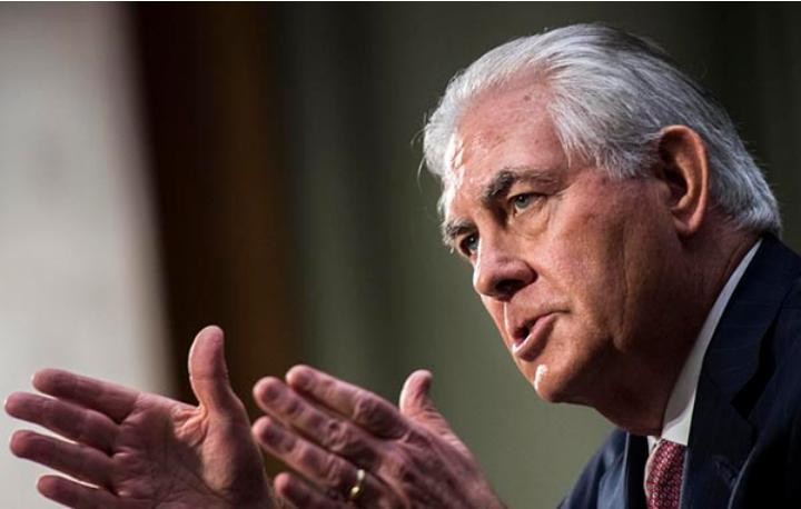 Ngoại trưởng Mỹ khóa tới Rex Tillerson. Ảnh: Bành Bái